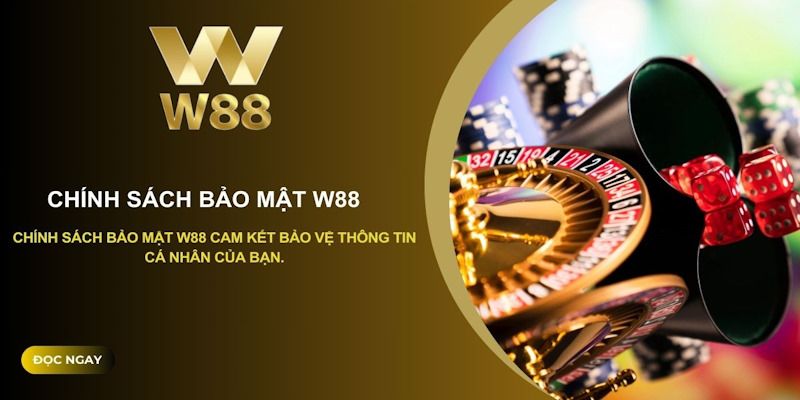 Chính sách bảo mật W88 là tiền đề cho an ninh tại nhà cái